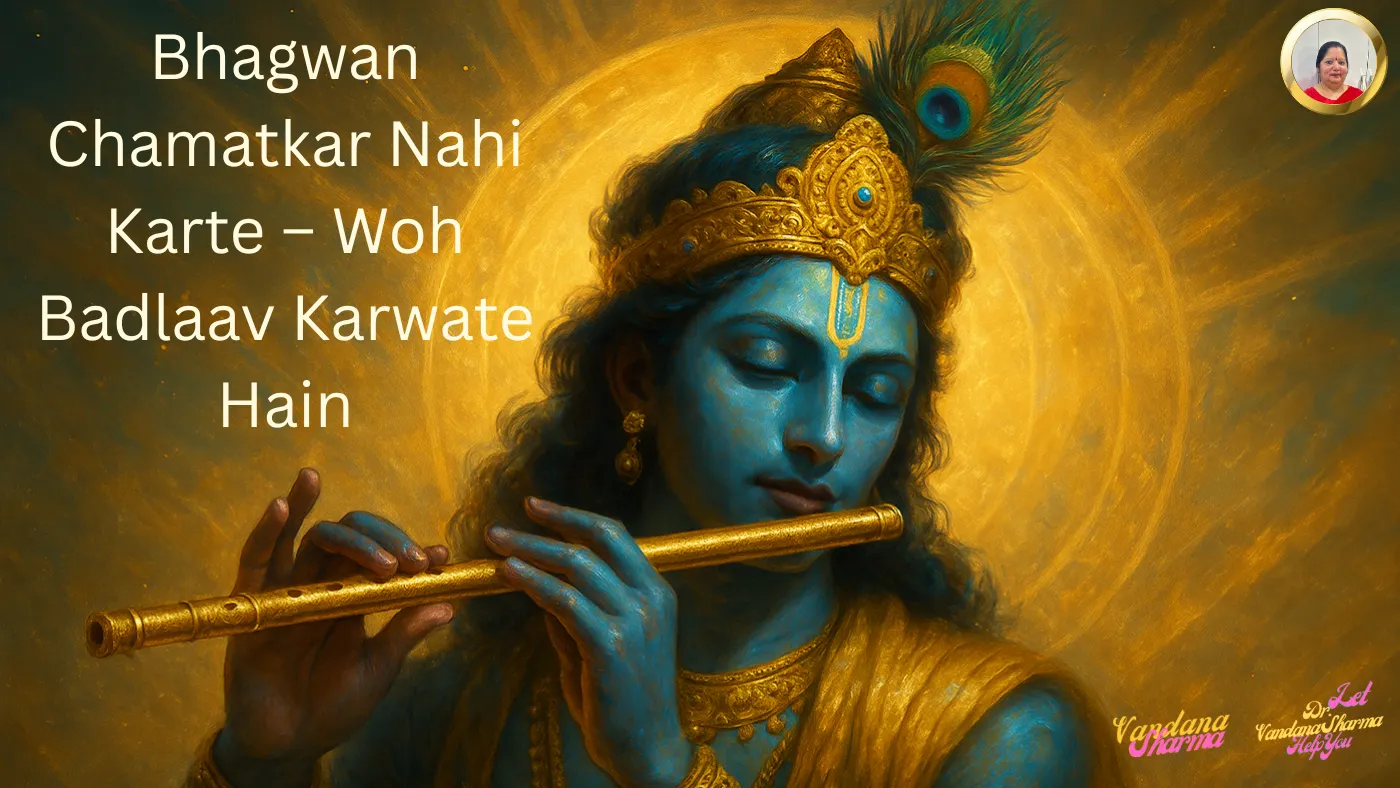 🔥 Bhagwan Chamatkar Nahi Karte — Woh Badlaav Karwate Hain By Dr. Vandana Sharma (Hon.)