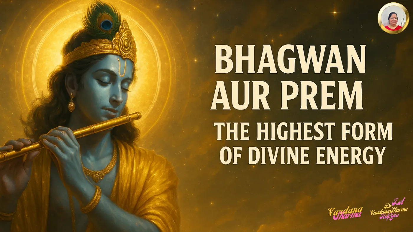 🔥 Bhagwan Aur Prem: The Highest Form of Divine Energy (By Dr. Vandana Sharma, Hon.)