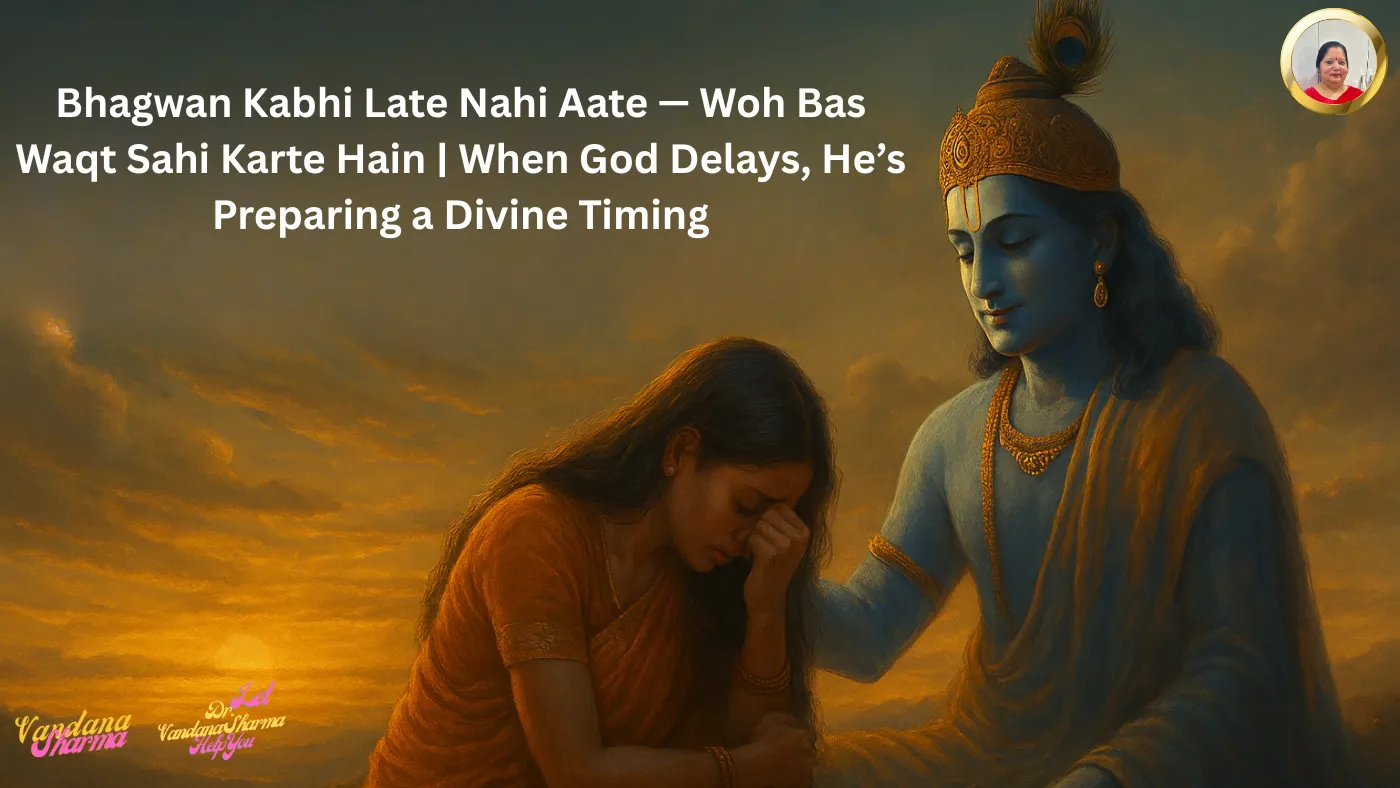 Bhagwan Kabhi Late Nahi Aate — Woh Bas Waqt Sahi Karte Hain | When God Delays, He’s Preparing a Divine Timing