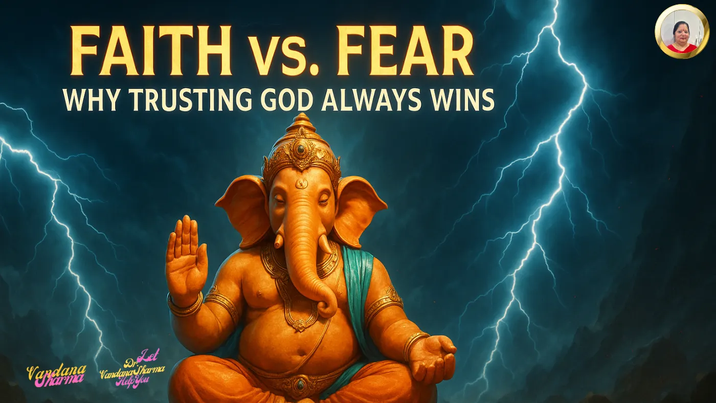 🔥 Faith vs. Fear — Why Trusting God Always Wins By Dr. Vandana Sharma (Hon.)