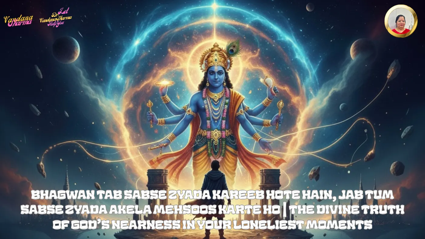 Bhagwan Tab Sabse Zyada Kareeb Hote Hain, Jab Tum Sabse Zyada Akela Mehsoos Karte Ho | The Divine Truth of God’s Nearness in Your Loneliest Moments